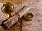 Mapy, Globus, Kompas