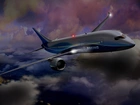 Samolot, Boeing, Chmury