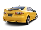 Żółta, Mazda 6, Tył