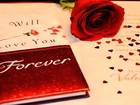 Pamiętnik, Róża, Czerwień, Walentynki