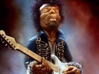Karykatura, Jimi Hendrix, Gitara