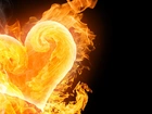 Miłość, Serce, Płomienie