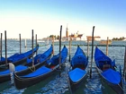 Niebieskie, Gondole, Wenecja