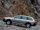 Srebrne, Audi Allroad, Lewy Profil