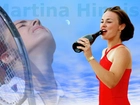 Tennis,Martina Hingis, szampan