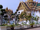 Bangkok, Pałac, Ozdobne, Drzewa