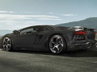 Czarny, Samochód, Lamborghini