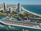 Statek, Pasażerski, Carnival, Panorama, Miasta