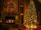 Boże Narodzenie, Piękna, Choinka, Światełka