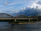 Most, Toruń, Rzeka, Chmury