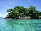 Morze, Wysepka, Drzewa, Fidżi