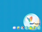 Programy MSN, grafika, motyl, domek