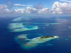 Malediwy, Wyspa, Morze, Niebo