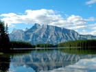 Góry, Lasy, Jezioro, Banff, Kanada