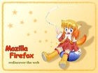 FireFox, grafika, kobieta, lis, manga, ziemia