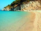 Morze, Plaża, Skały, Zakynthos, Grecja
