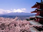Japonia, Budowla, Góra, Fuji-San