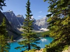 Góry, Lady, Jezioro, Kanada