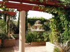 Ogród, Włoski, Pergola, Fontanna