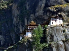 Klasztor, Bhutan, Na, Skałach