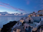 Santorini, Grecja, Noc