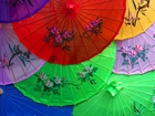 Japońskie, Parasolki, Kolorowe, Kwiatuszki