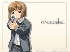Gunslinger Girl, pistolet, osoba