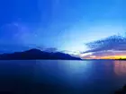 Jezioro, Genewskie, Zachód, Słońca