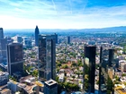 Frankfurt, Nad, Menem, Panorama, Miasta