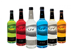 Vodka, UV, kolorowe butelki
