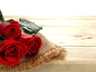 Bukiet, Róż, Ławka, Walentynki