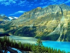 Lato, Góry, Lasy, Jezioro, Park, Narodowy, Banff