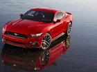 Czerwony, Ford, Mustang