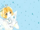 deszcz, krople, Cardcaptor Sakura, dziewczyna