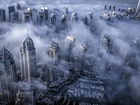 Drapacze, Chmur, Mgła, Port, Dubaj