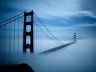 Most, Golden Gate, Mgła, San Fancisco
