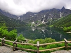Góry, Tatry, Jezioro, Ogrodzenie, Polska