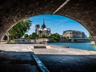 Katedra, Notre Dame, Tunel, Paryż, Francja