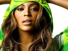 Beyonce Knowles, piosenkarka, kobieta, zielony, kaptur