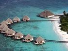 Malediwy, Plaża, Woda, Ocean