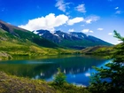 Góry, Jezioro, Park Narodowy, Chile
