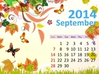 Kalendarz, Wrzesień 2014, Grafika