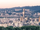 Korea Południowa, Seul, Miasto, Góry