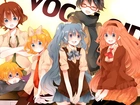 Vocaloid, Hatsune Miku, Kagamine Rin, Kagamine Len, Megurine Luka, Meiko, Kaito