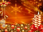 Świece, Bombki, Boże Narodzenie, Święta