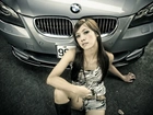 Dziewczyna, Modelka, BMW