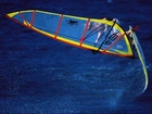 Windsurfing,żagiel, morze , fala