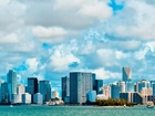 Miami, Stany Zjednoczone, Drapacze Chmur, Zdjęcie Miasta