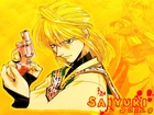 Saiyuki, yellow, gun