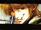 Saiyuki, twarz, pistolet, papieros